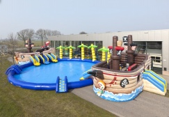wholesale Pirateship Challenging Inflatable Waterpark suppliers
