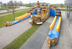 Unique inflatable Pirateship with 2 mega slides suppliers /></a><p><a href=