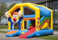 wholesale Multiplay Clown Bouncy With Roof suppliers